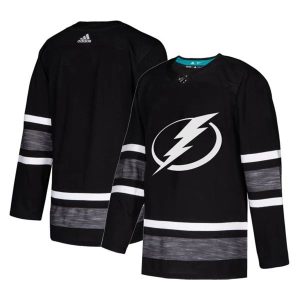 Herren Tampa Bay Lightning Eishockey Trikot Blank 2019 All-Star Schwarz Authentic